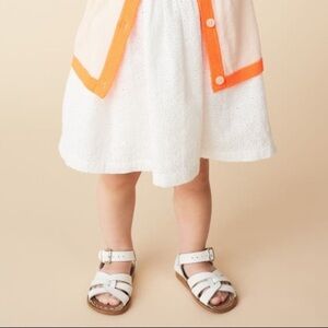 SALT WATER SANDALS BY HOY white Baby 4